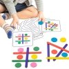 Zabawka edukacyjna Montessori dla dzieci – drewniane patyczki + karty